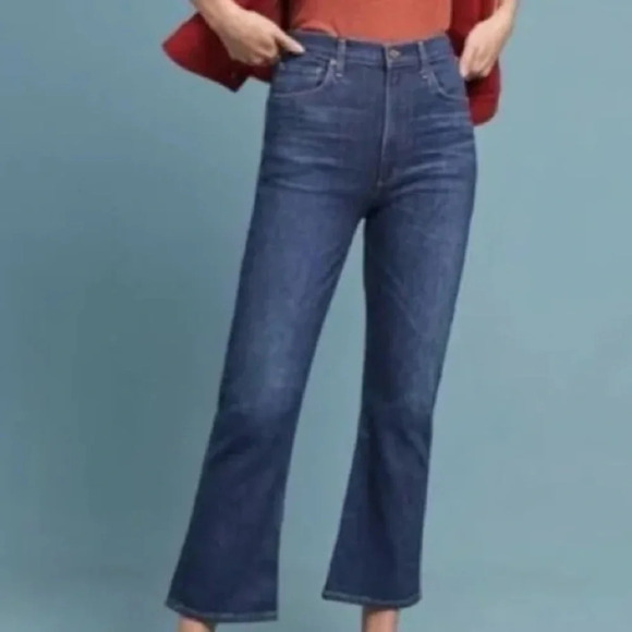 Citizens of Humanity Estella High Rise Ankle Flare Jeans - Size 32 - Picture 1 of 9